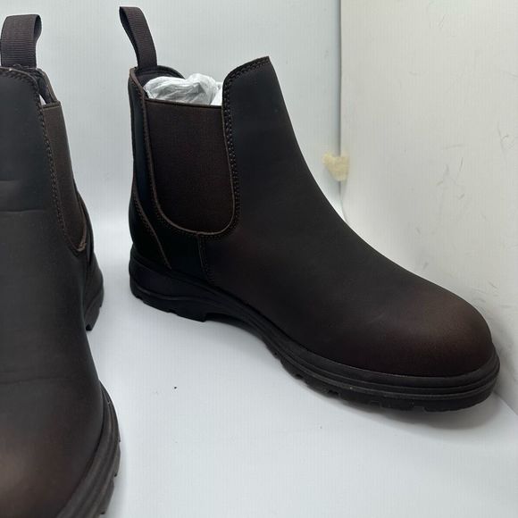 CUSHIONAIRE Women's Britain slip on chelsea boot +Memory Foam 8.5 ESPRESSO - Picture 6 of 7